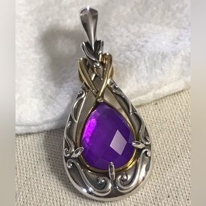 Carolyn pollack sterling and brass enhancer